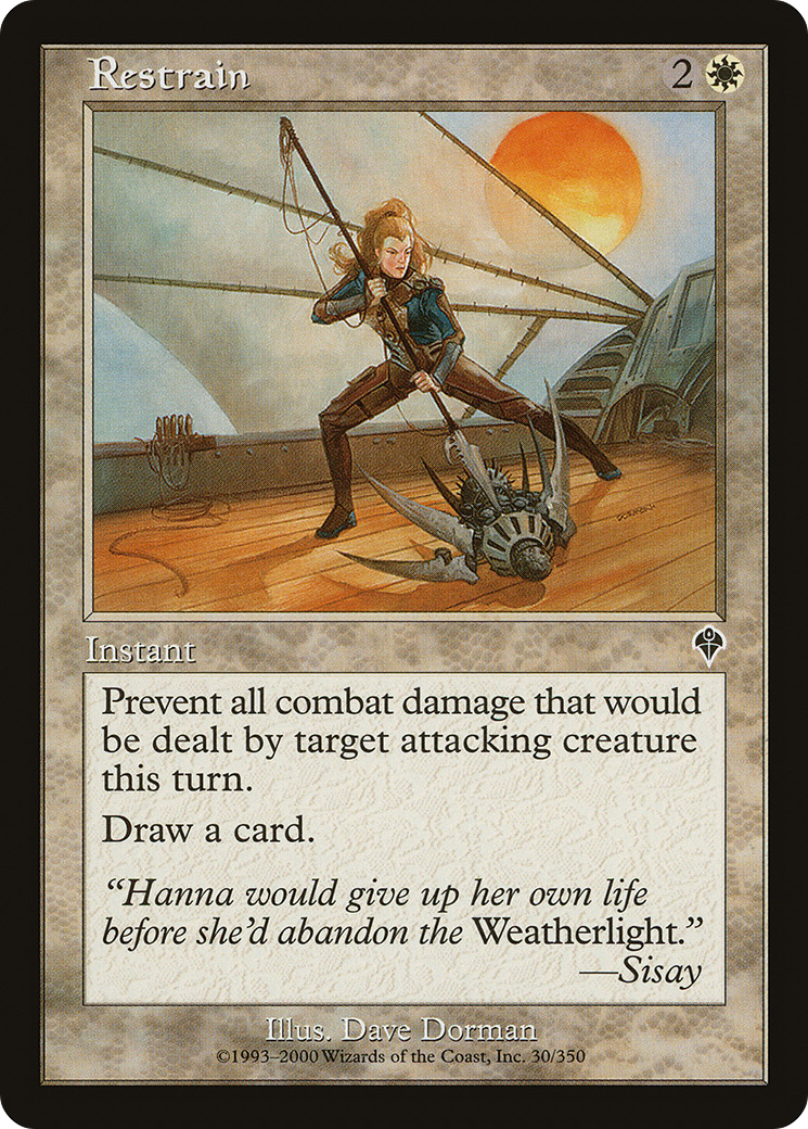 Restrain (030) Foil - Invasion