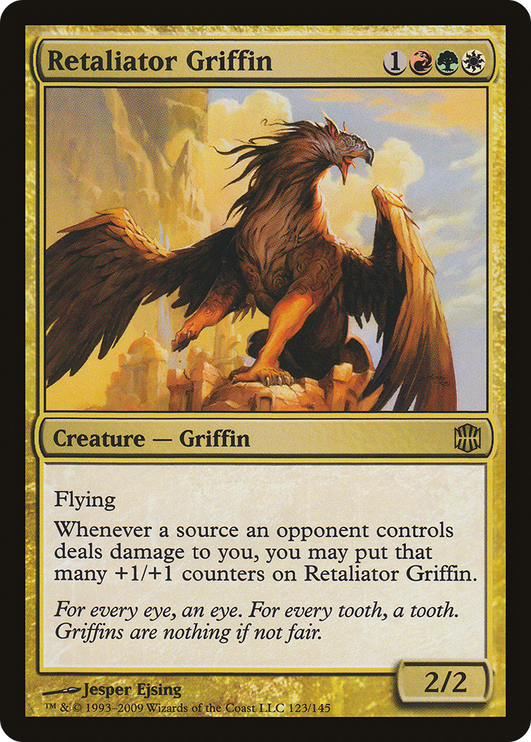 Retaliator Griffin (123) Foil - Alara Reborn