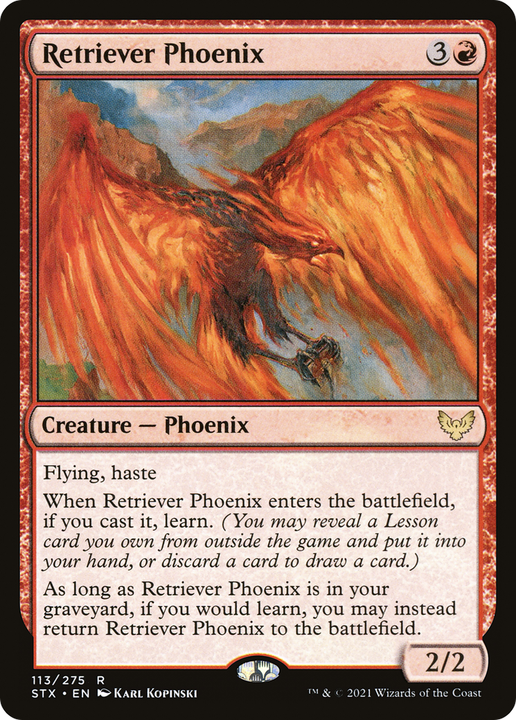 Retriever Phoenix (113) - Strixhaven: School of Mages Foil