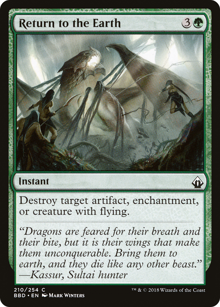 Return to the Earth (210) Foil - Battlebond