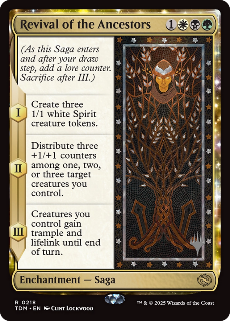 Revival of the Ancestors (Promo Pack) (218) Foil - Tarkir: Dragonstorm