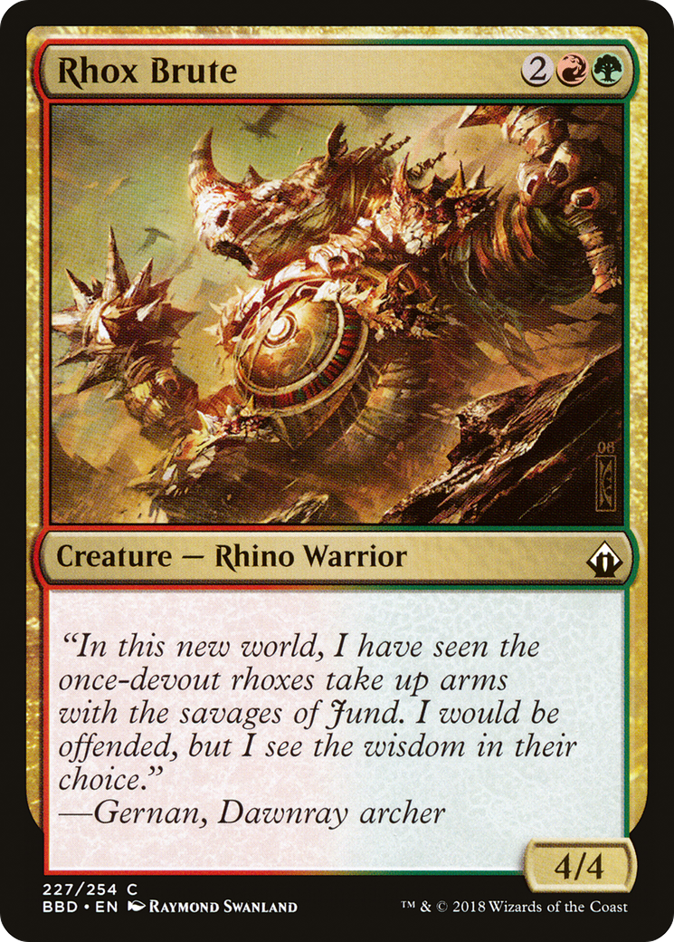 Rhox Brute (227) Foil - Battlebond