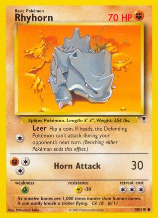 Rhyhorn (90) - Legendary Collection