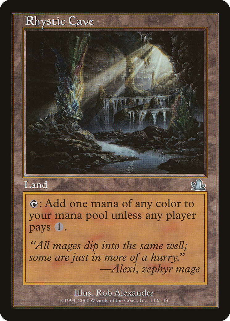 Rhystic Cave (142) Foil - Prophecy