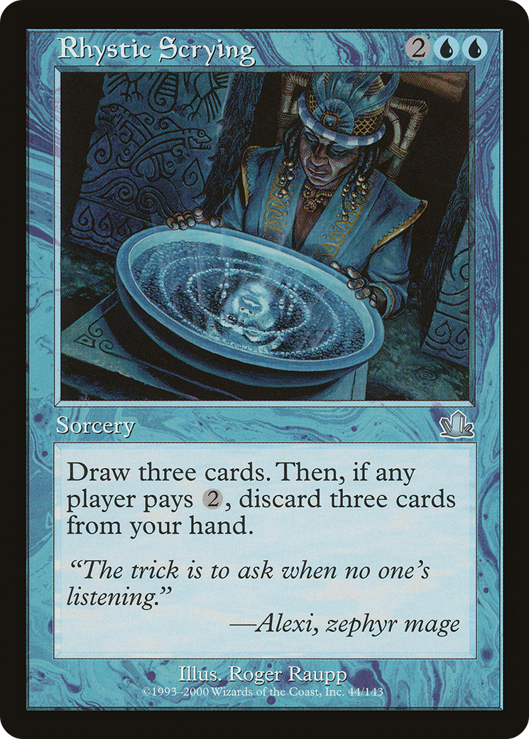 Rhystic Scrying (044) - Prophecy