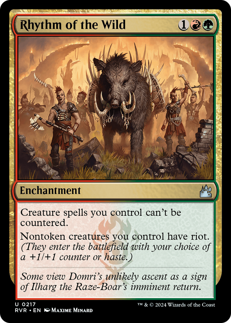 Rhythm of the Wild (217) Foil - Ravnica Remastered