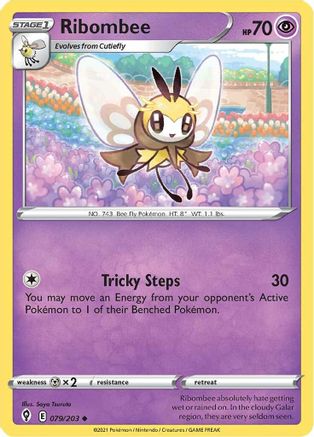 Ribombee (79) Reverse Holofoil - Evolving Skies