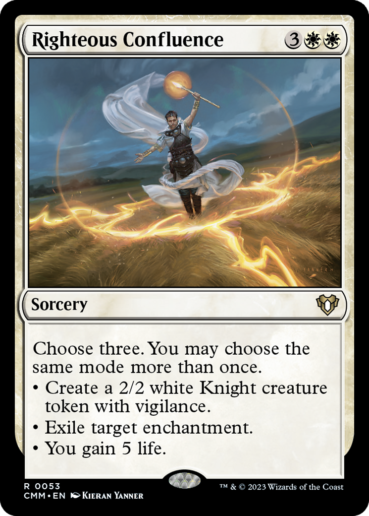 Righteous Confluence (053) Foil - Commander Masters