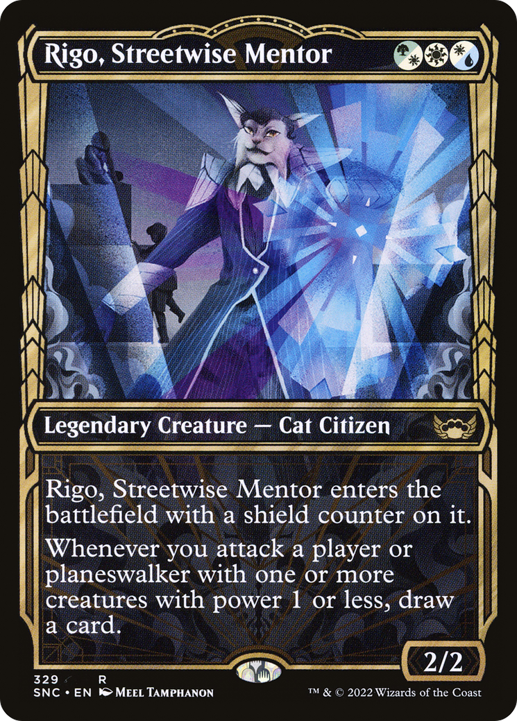 Rigo, Streetwise Mentor (Showcase) (329) - Streets of New Capenna Foil