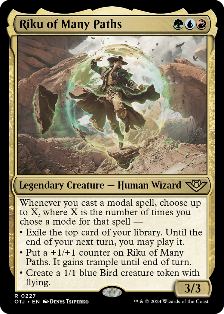 Riku of Many Paths (227) - Outlaws of Thunder Junction Foil