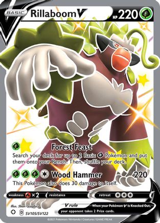 Rillaboom V (SV105) (Shiny Vault) Holofoil - Shining Fates
