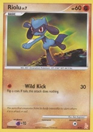 Riolu (6) - Trainer Kit: Manaphy & Lucario