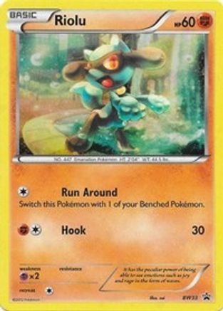 Riolu (Cosmos Holo) (BW33) Holofoil - Black Star Promos