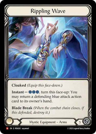 Rippling Wave (PEN265) Cold Foil - Compendium of Rathe
