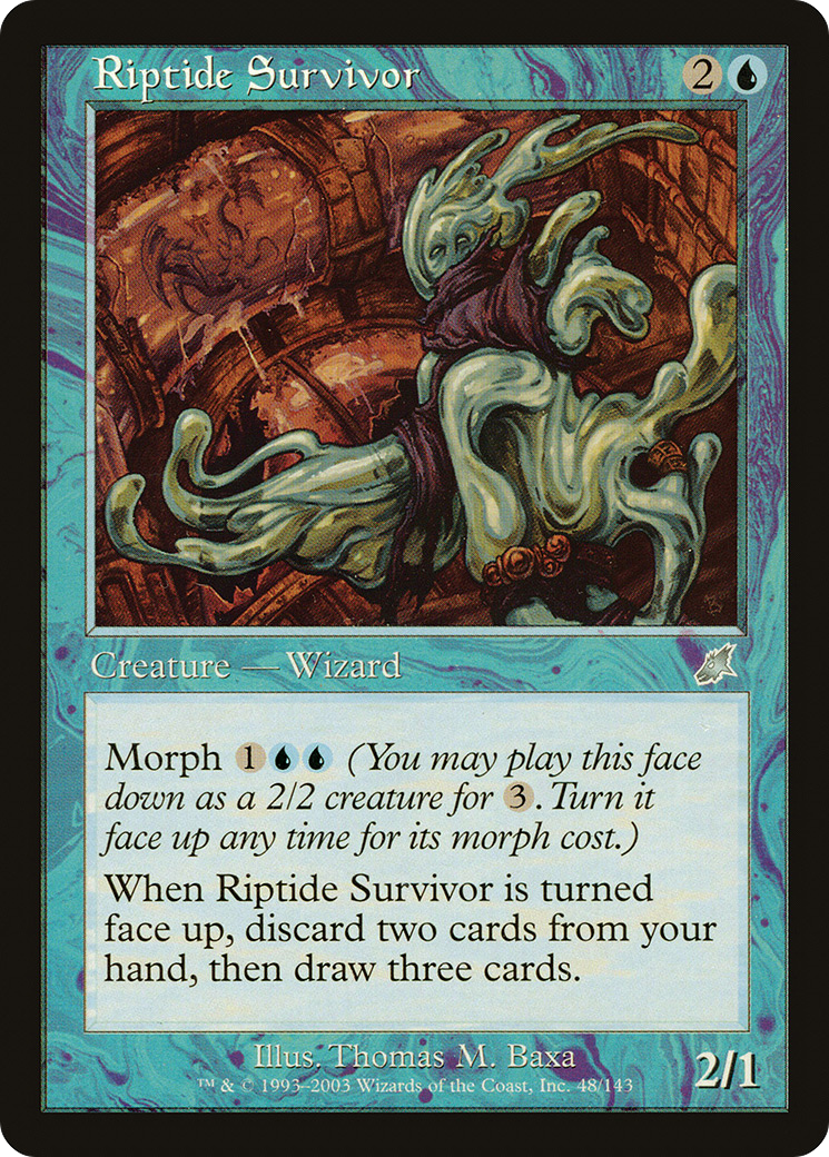 Riptide Survivor (048) Foil - Scourge