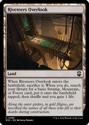 Riveteers Overlook (369) Ripple Foil - Commander: Modern Horizons 3