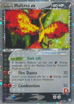 Rocket's Moltres ex (100) Holofoil - Team Rocket Returns