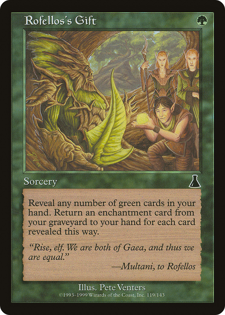 Rofellos's Gift (119) - Urza's Destiny