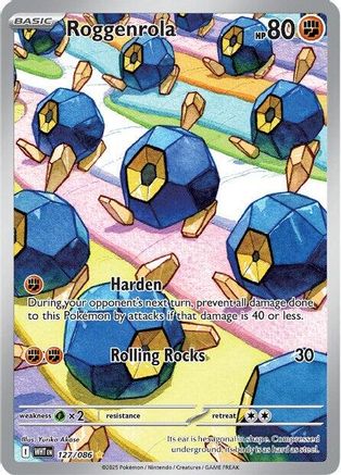 Roggenrola (127) Holofoil - White Flare