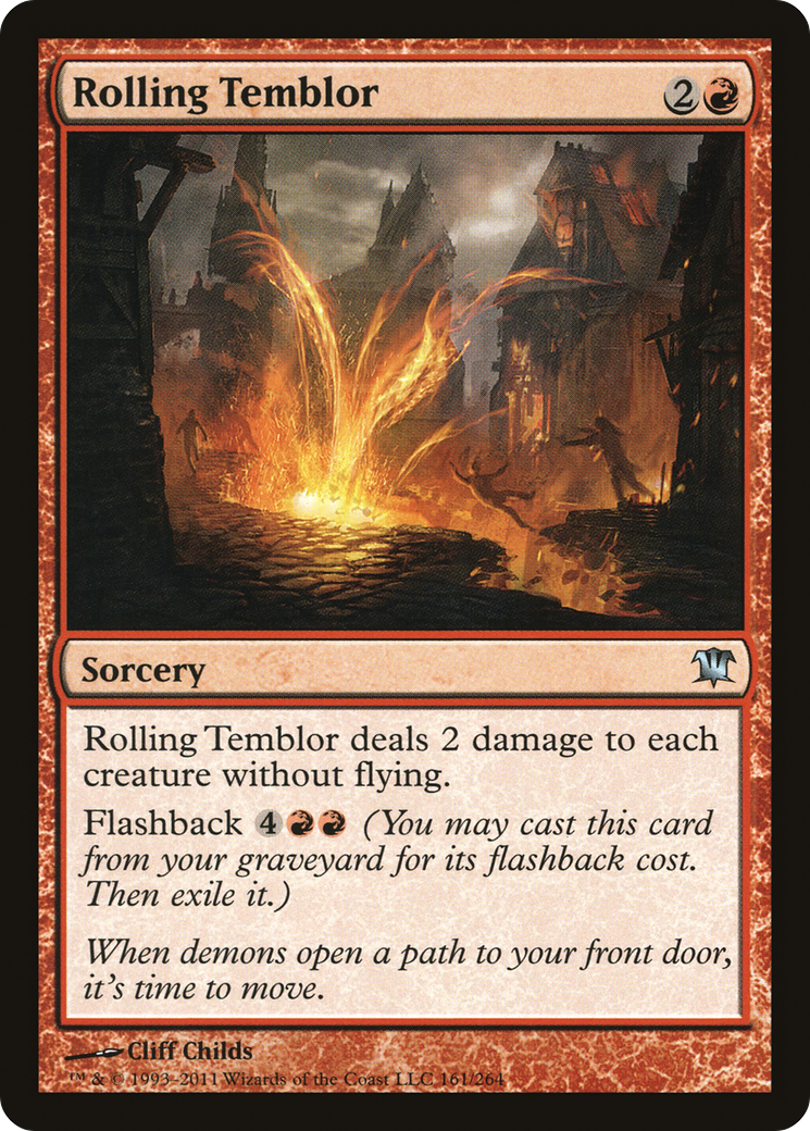 Rolling Temblor (161) Foil - Innistrad