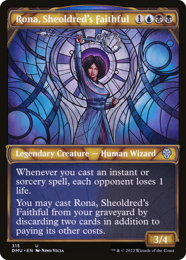 Rona, Sheoldred's Faithful (Showcase) (315) - Dominaria United Foil