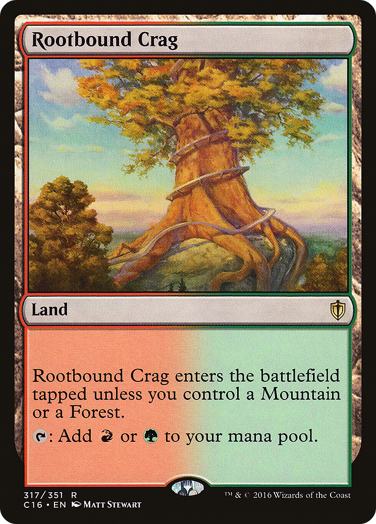 Rootbound Crag (317) - Commander 2016