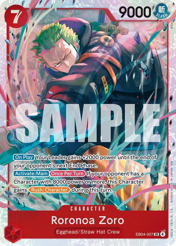 Roronoa Zoro (EB04-007) Foil