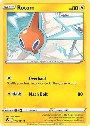 Rotom (53) Reverse Holofoil - Silver Tempest
