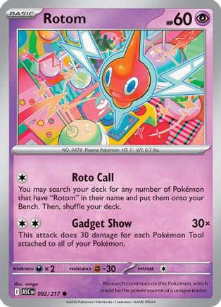 Rotom (92) Reverse Holofoil - Ascended Heroes