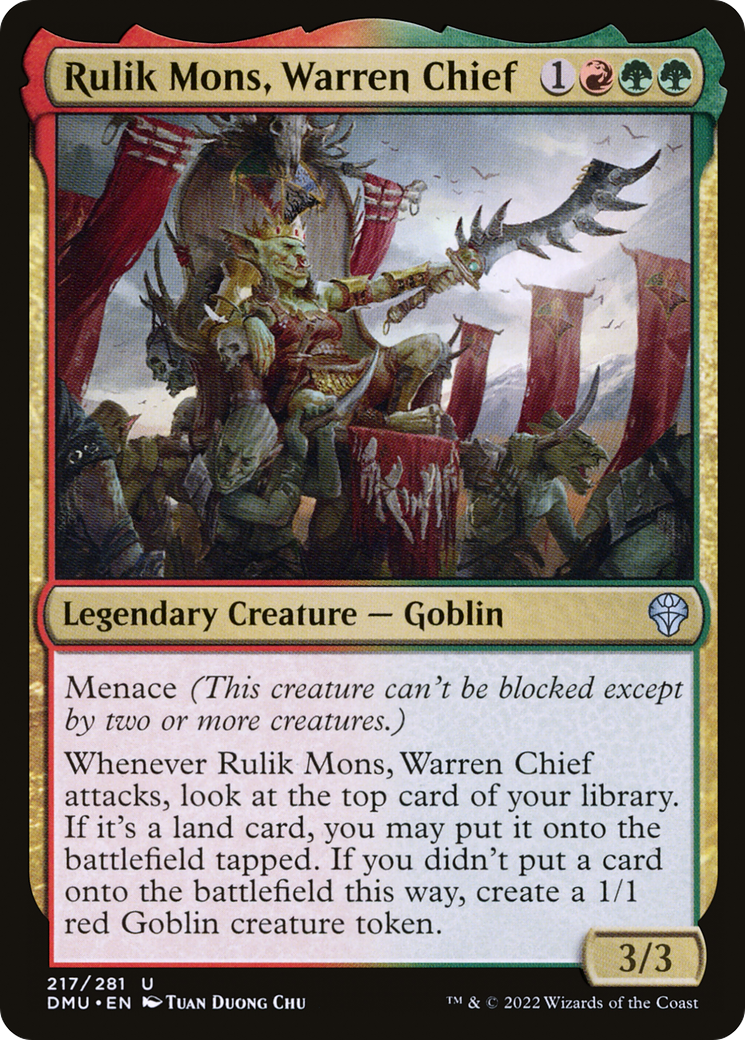 Rulik Mons, Warren Chief (217) - Dominaria United Foil