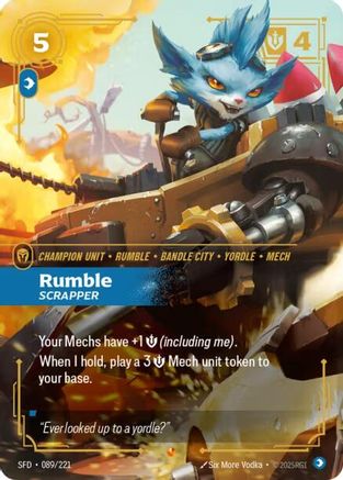 Rumble – Scrapper (089) Foil - Spiritforged