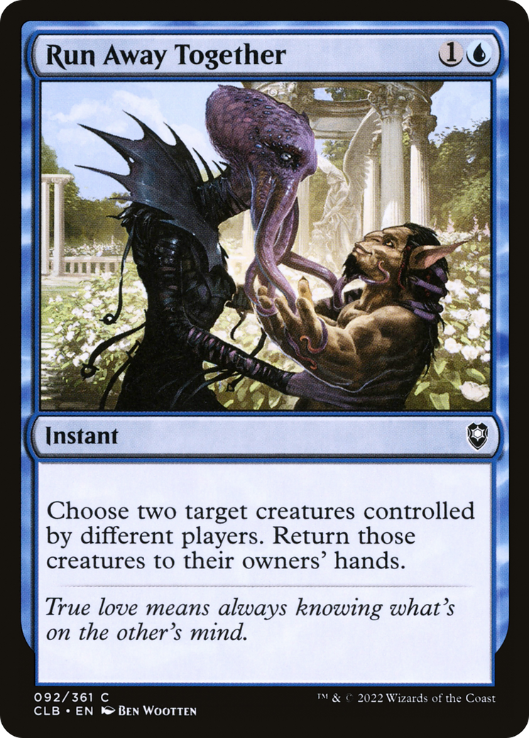 Run Away Together (092) - Commander Legends: Battle for Baldur's Gate Foil