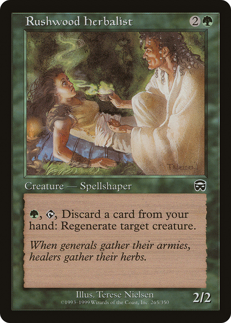 Rushwood Herbalist (265) - Mercadian Masques