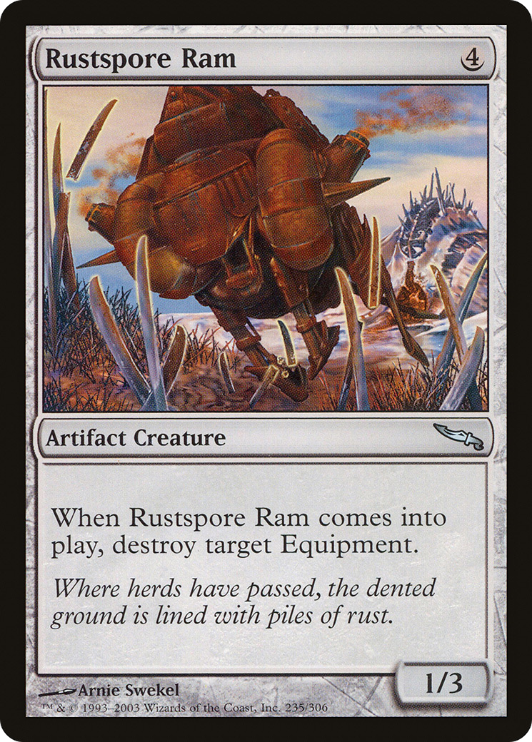 Rustspore Ram (235) Foil - Mirrodin