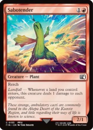 Sabotender (153) Foil - FINAL FANTASY