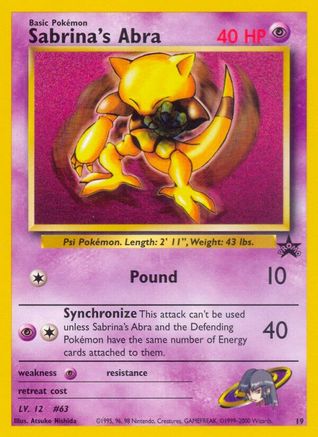 Sabrina's Abra (19) - Wizards of the Coast Promos