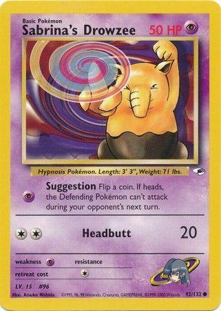Sabrina's Drowzee (92) (Unlimited) - Gym Heroes