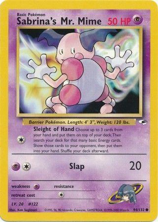 Sabrina's Mr. Mime (94) (Unlimited) - Gym Heroes