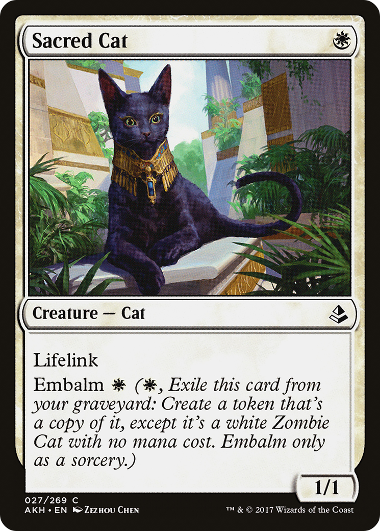 Sacred Cat (027) Foil - Amonkhet