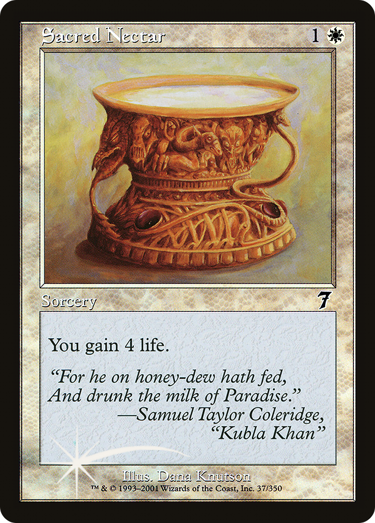 Sacred Nectar (037) Foil - Seventh Edition
