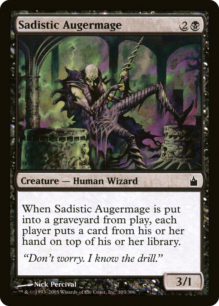 Sadistic Augermage (103) Foil - Ravnica: City of Guilds