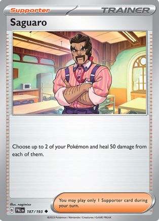 Saguaro (187) - Paldea Evolved