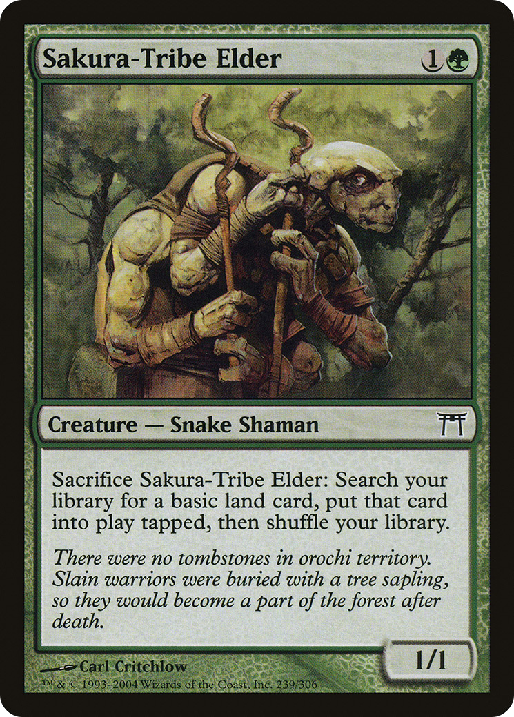 Sakura-Tribe Elder (239) - Champions of Kamigawa