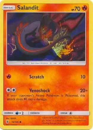 Salandit (Collection Promo) (15) Holofoil - League & Championship Cards