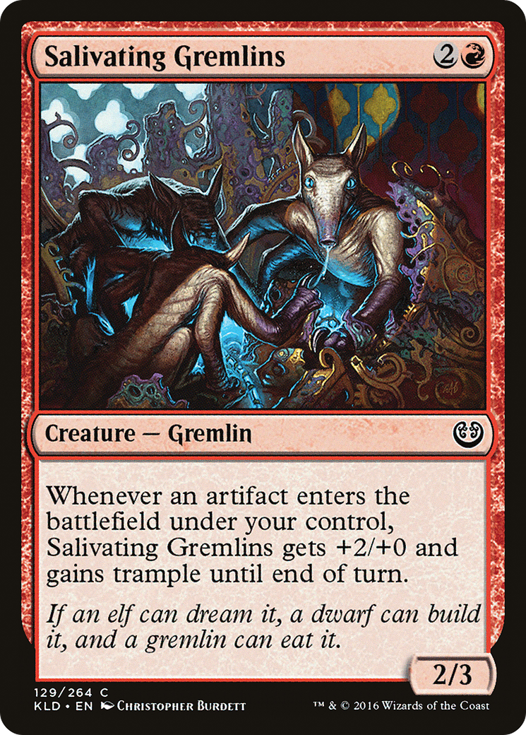 Salivating Gremlins (129) Foil - Kaladesh