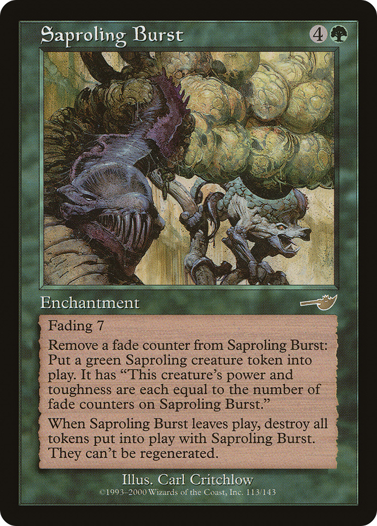 Saproling Burst (113) Foil - Nemesis