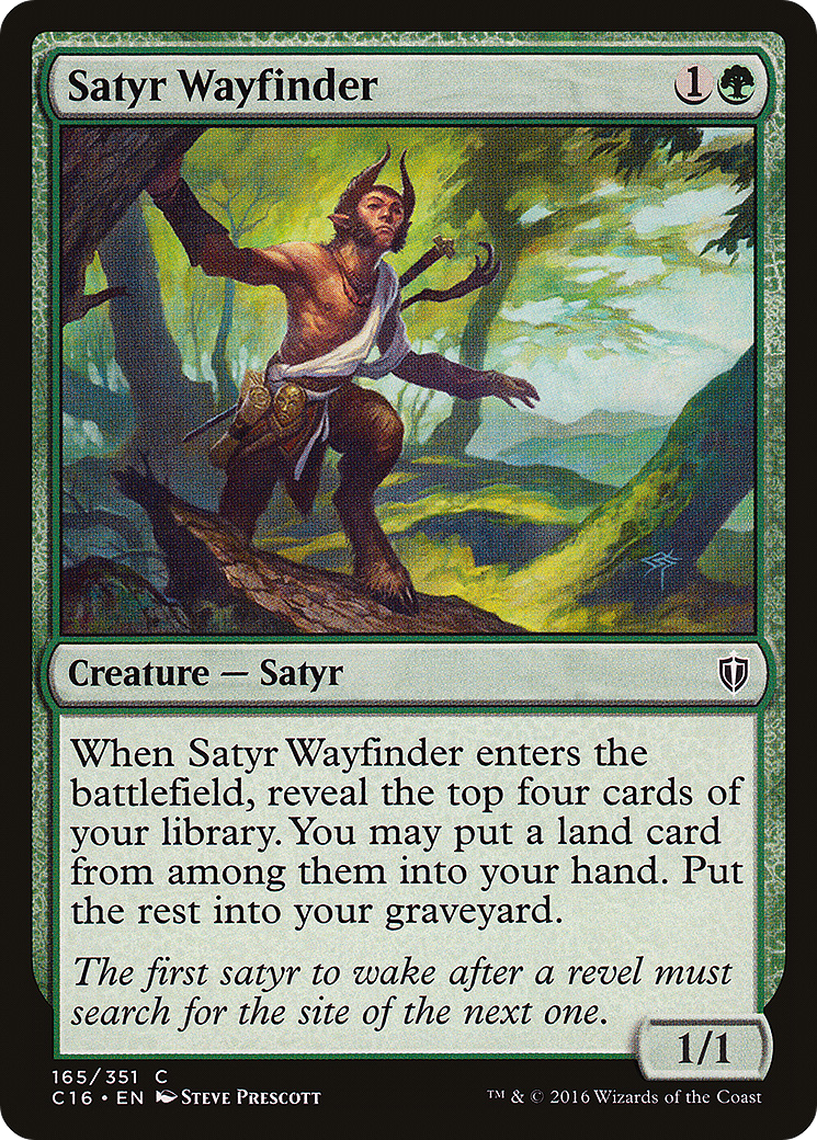 Satyr Wayfinder (165) - Commander 2016
