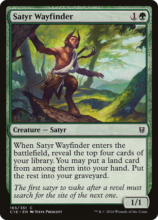 Satyr Wayfinder (165) - Commander 2016