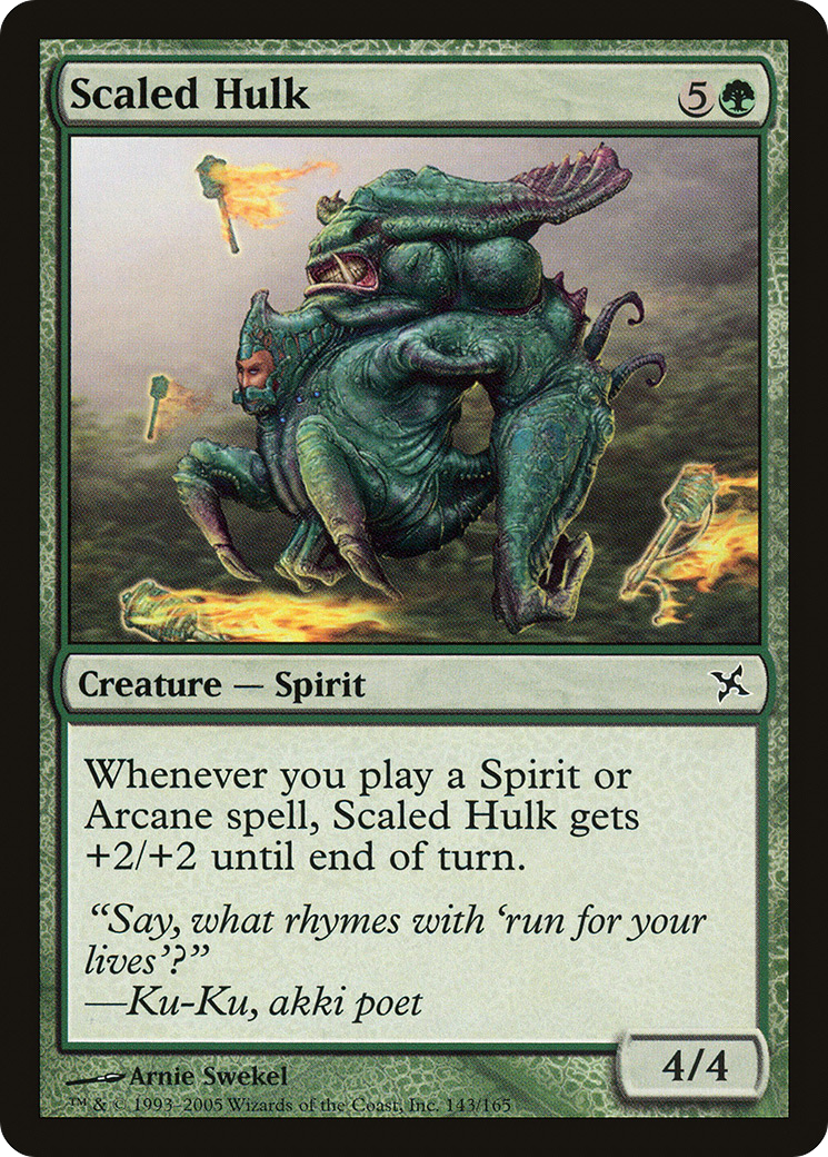 Scaled Hulk (143) Foil - Betrayers of Kamigawa