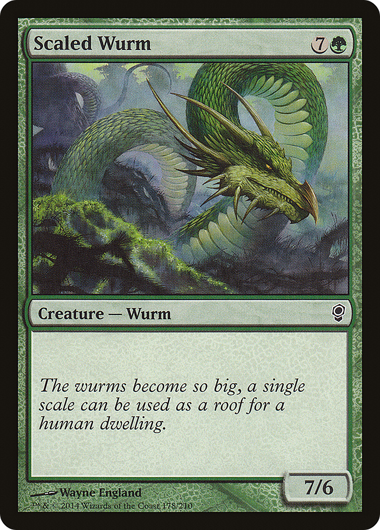 Scaled Wurm (178) Foil - Conspiracy